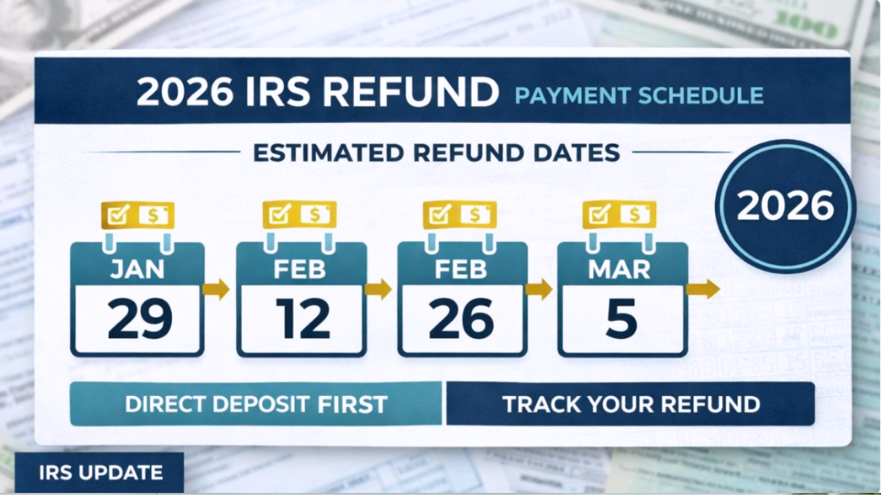 2026 IRS Income Tax Refund Schedule