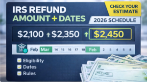 IRS Tax Refund Deposit Schedule 2026