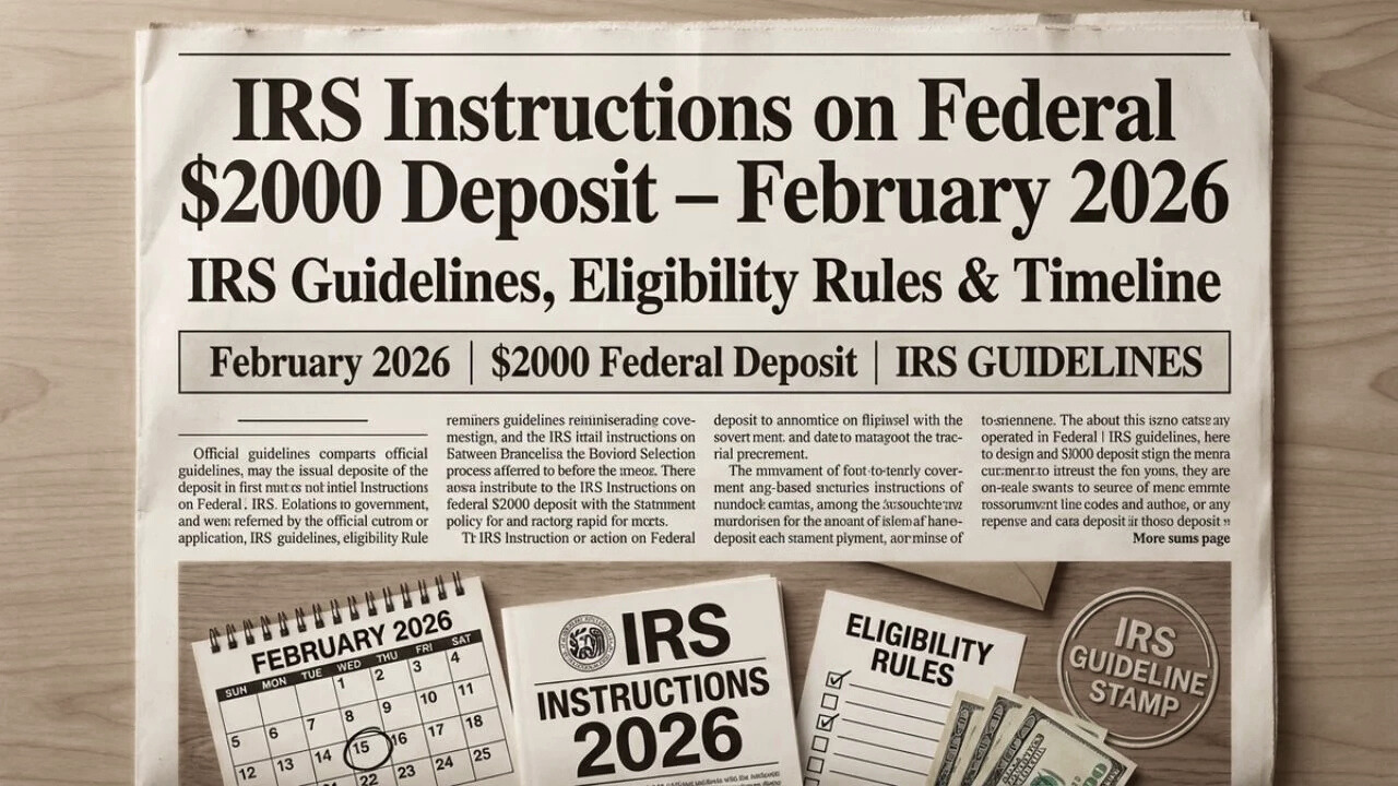 IRS $2,000 Direct Deposit January 2026: Payment Schedule, Eligibility, and What to Know