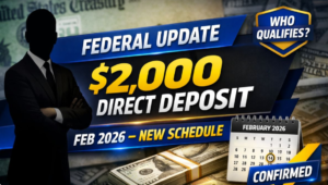 $2000 Federal Direct Deposits in February
