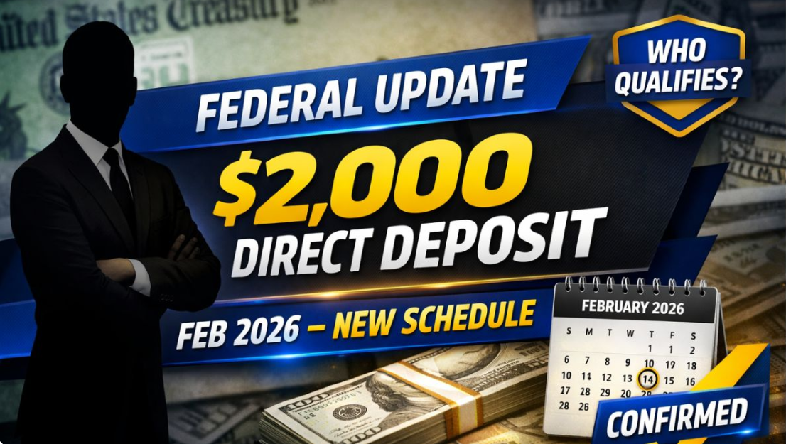 $2000 Federal Direct Deposits in February