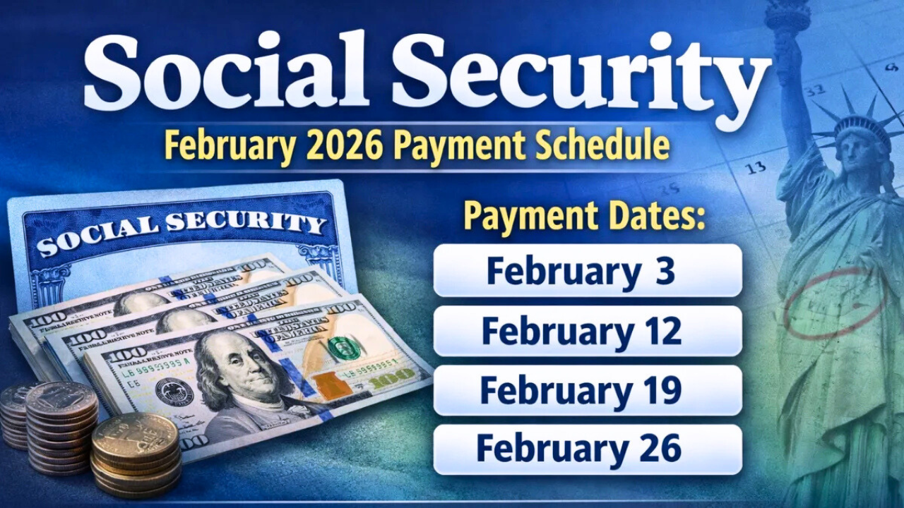 Social Security February 2026 Payment Schedule Officially