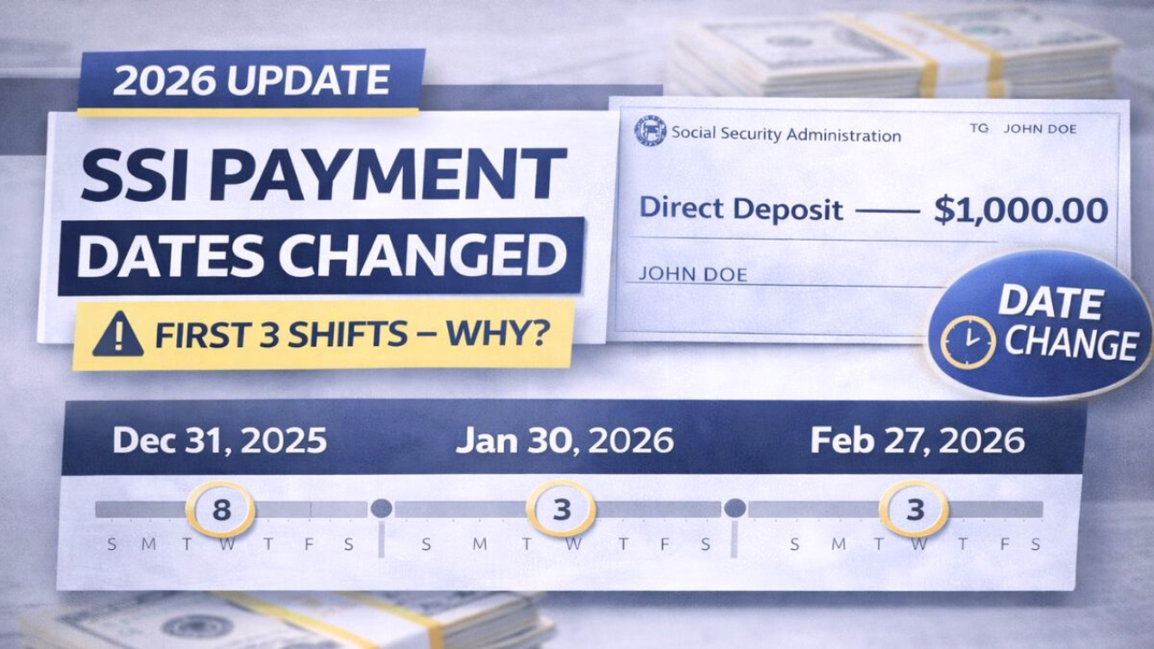 Why SSI Payment Dates Shifted in Early 2026